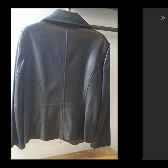 Liz Claiborne Leather Jacket - Picture 2 of 4